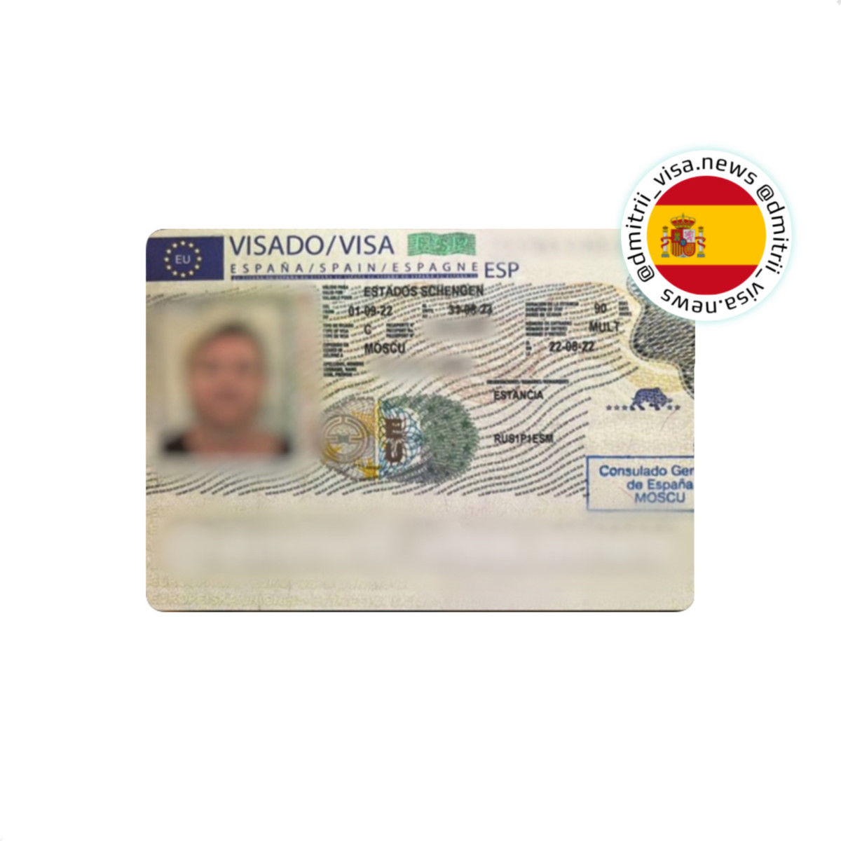 Виза в Испанию на 1 год