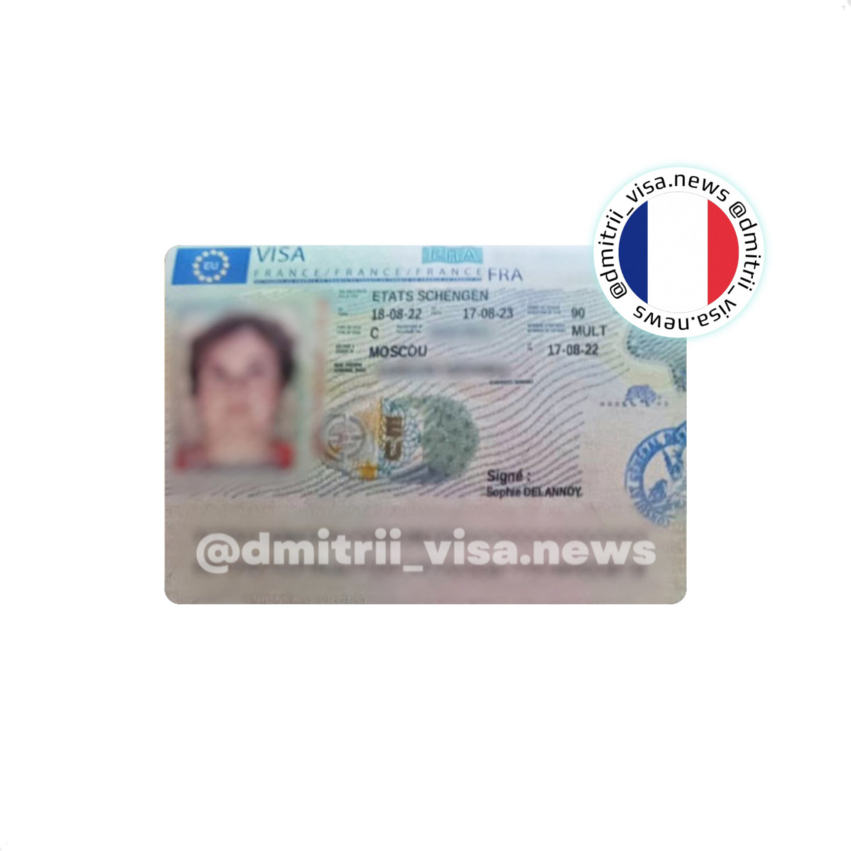 Виза во Францию на 1 год