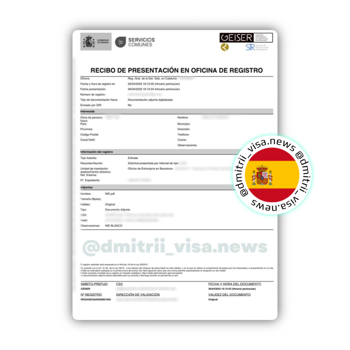 Подали наших клиентов на студенческую резиденцию Испании