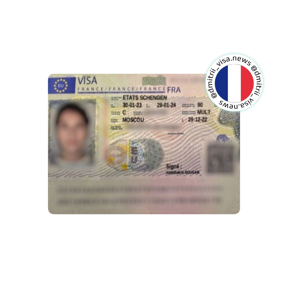 Виза во Францию на 1 год