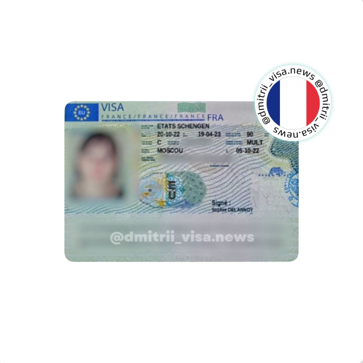 Виза во Францию на 6 месяцев