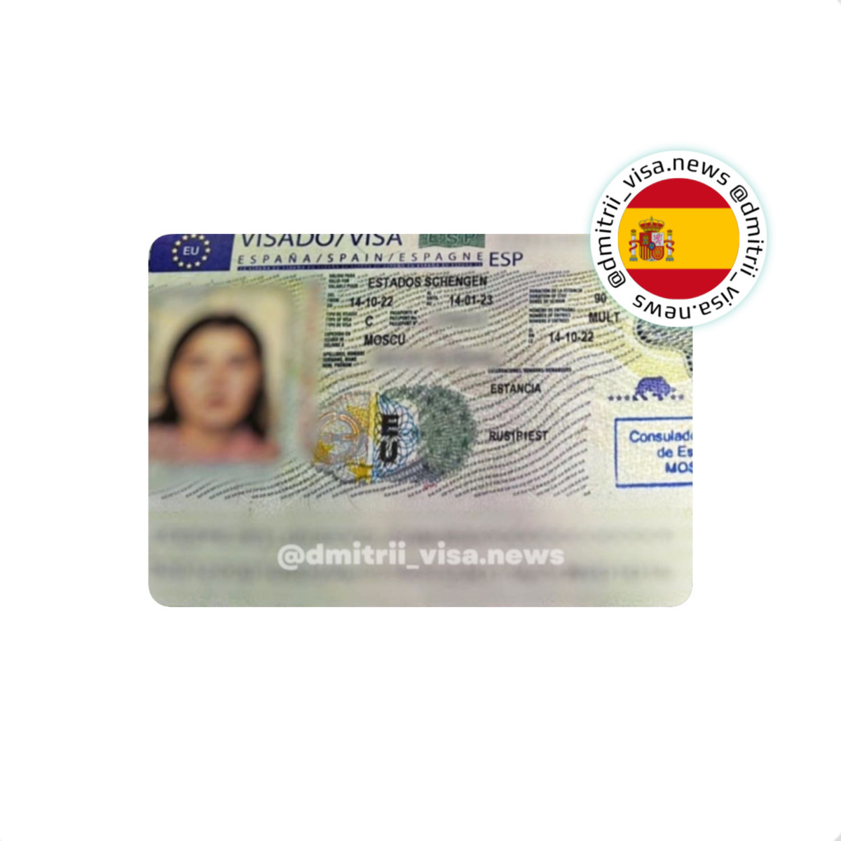 Виза в Испанию на 3 месяца